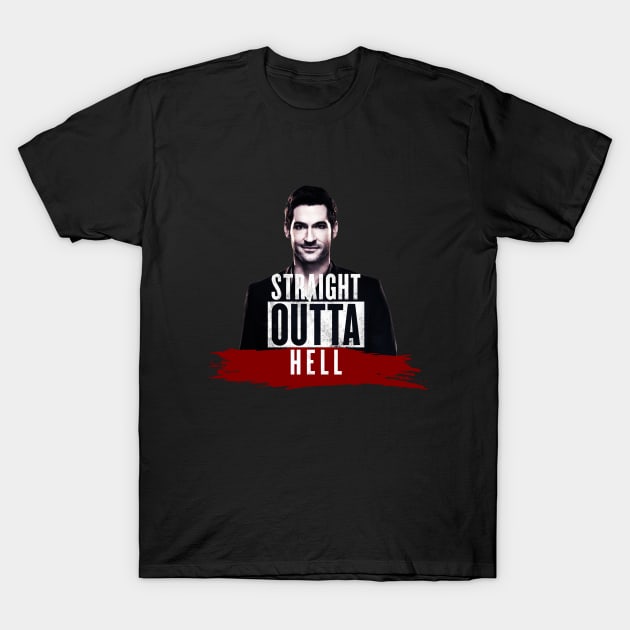 Straight Outta Hell T-Shirt by four